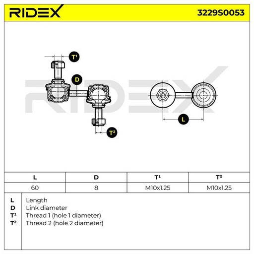 Link/Coupling Rod, stabiliser bar