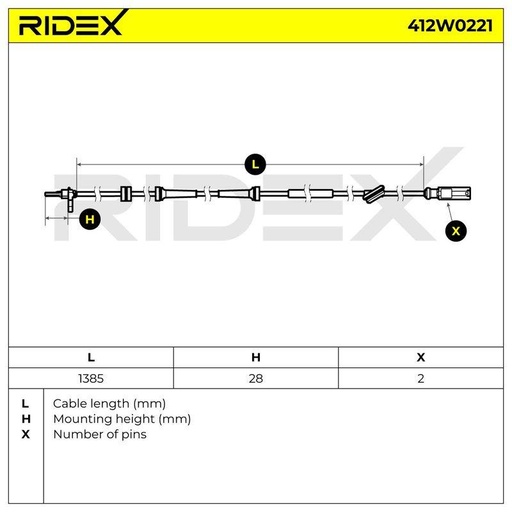 Sensor, wheel speed