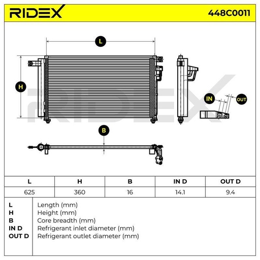 Condenser, air conditioning