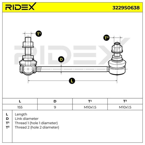 Link/Coupling Rod, stabiliser bar