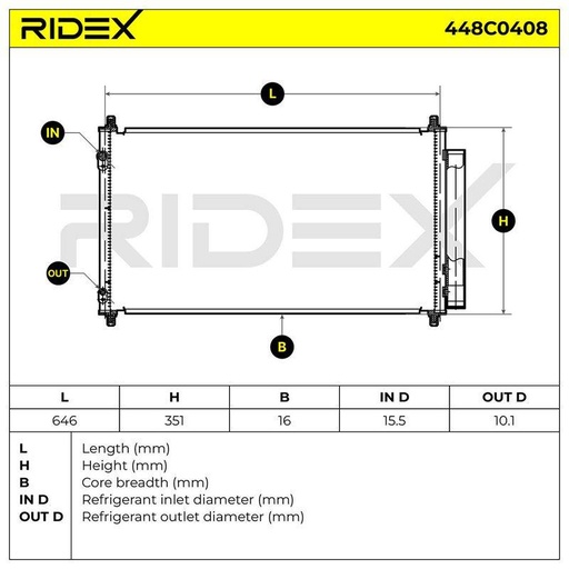 Condenser, air conditioning