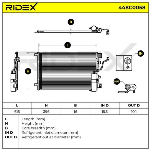 Condenser, air conditioning