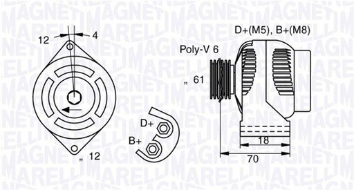 [SUPP-95-063377005010] Alternator