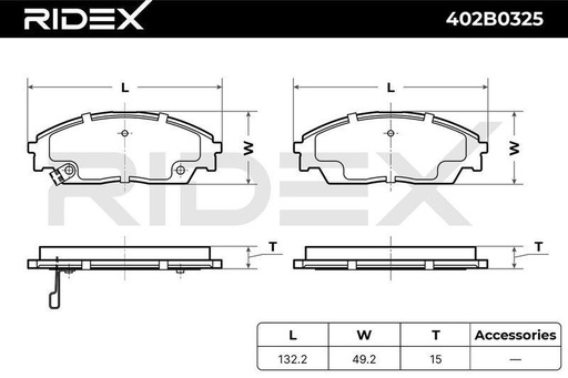 Brake Pad Set, disc brake
