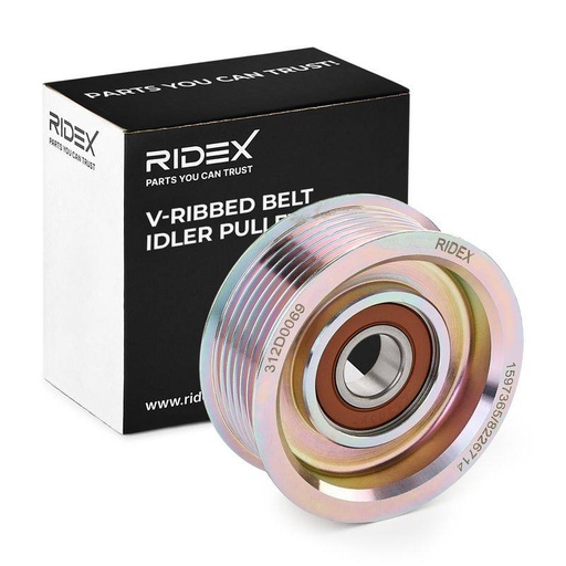 Deflection/Guide Pulley, V-ribbed belt