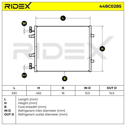 Condenser, air conditioning