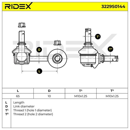 Link/Coupling Rod, stabiliser bar