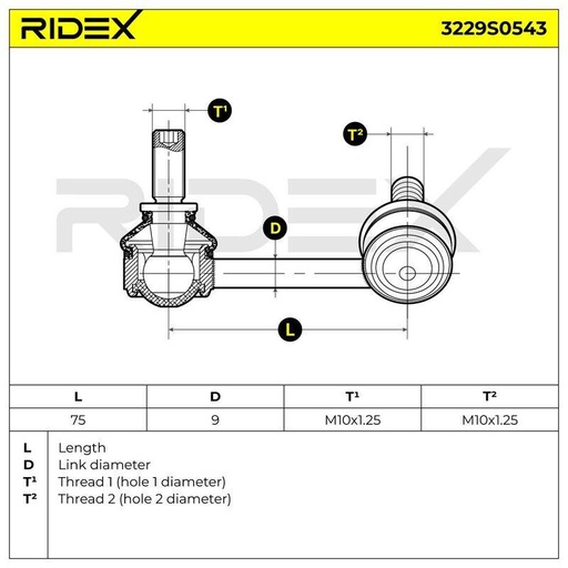 Link/Coupling Rod, stabiliser bar