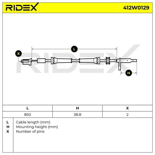 Sensor, wheel speed