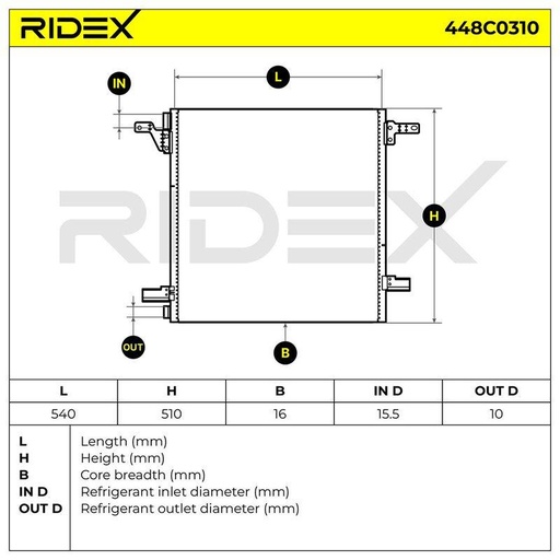 Condenser, air conditioning