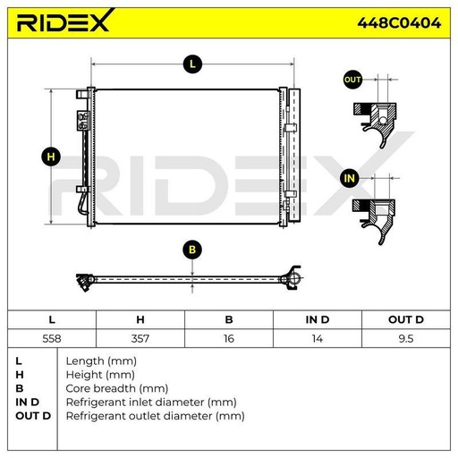 Condenser, air conditioning