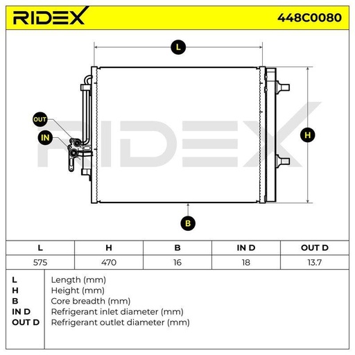 Condenser, air conditioning