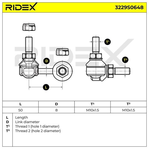 Link/Coupling Rod, stabiliser bar