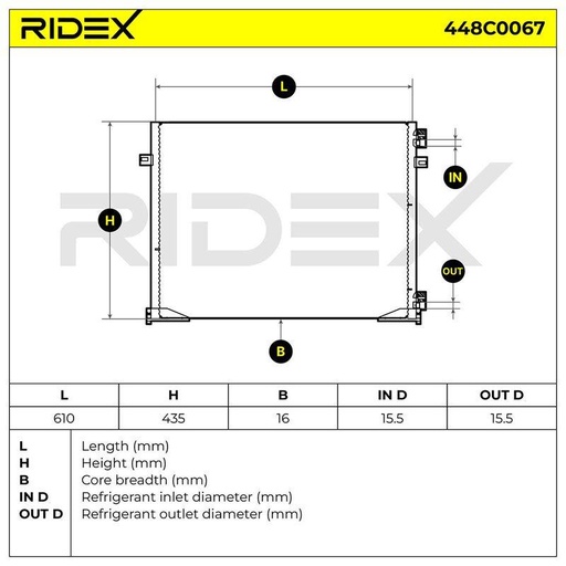 Condenser, air conditioning