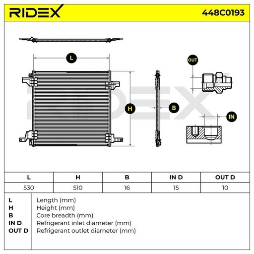 Condenser, air conditioning