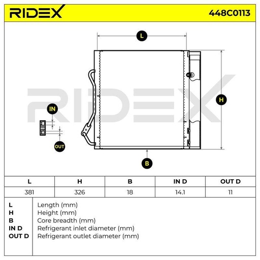 Condenser, air conditioning
