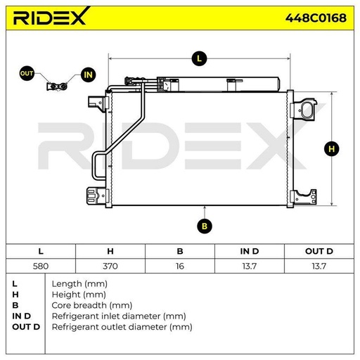 Condenser, air conditioning