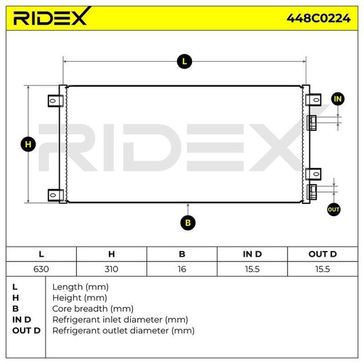 Condenser, air conditioning