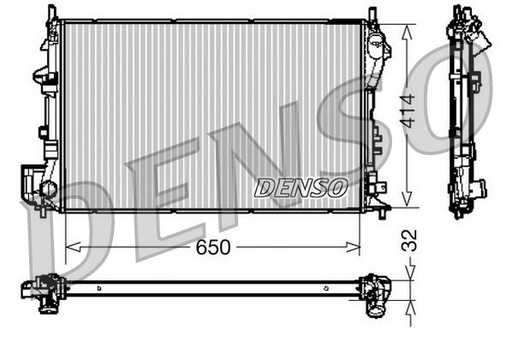 [SUPP-66-DRM20029] Radiator, engine cooling