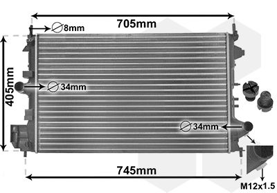 [SUPP-36-37002462] Radiator, engine cooling