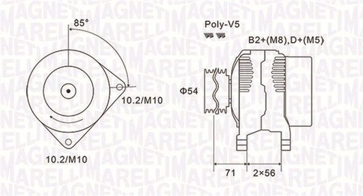 [SUPP-95-063731833010] Alternator