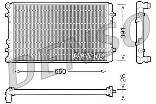 Radiator, engine cooling