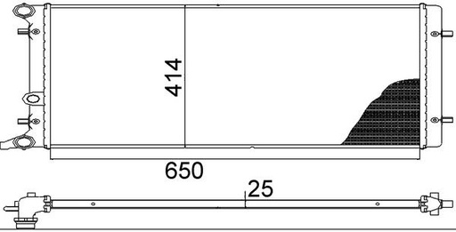 [SUPP-287-CR368001S] Radiator, engine cooling