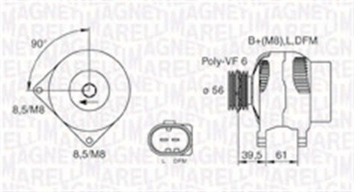 [SUPP-95-063730002010] Alternator
