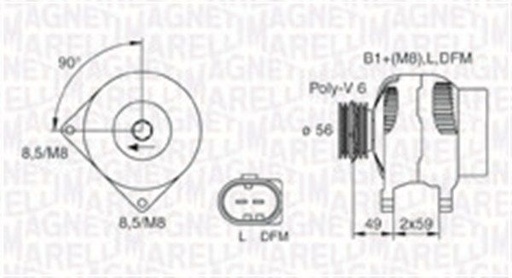 [SUPP-95-063730009010] Alternator