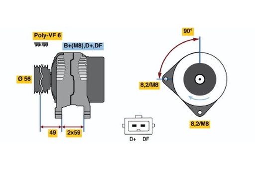 [SUPP-30-0123515021] Alternator
