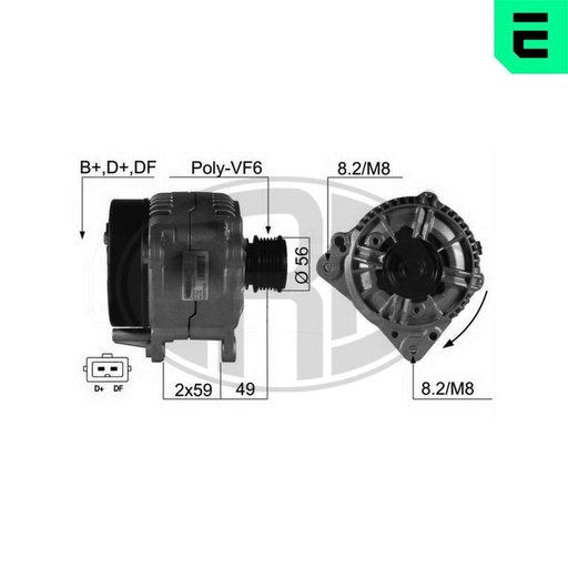 [SUPP-234-210170A] Alternator