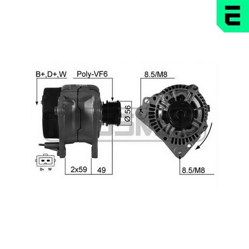 [SUPP-234-210192R] Alternator