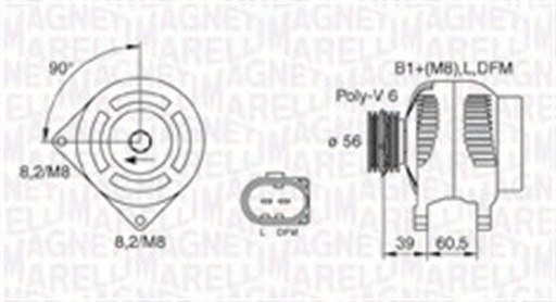 [SUPP-95-063731446010] Alternator
