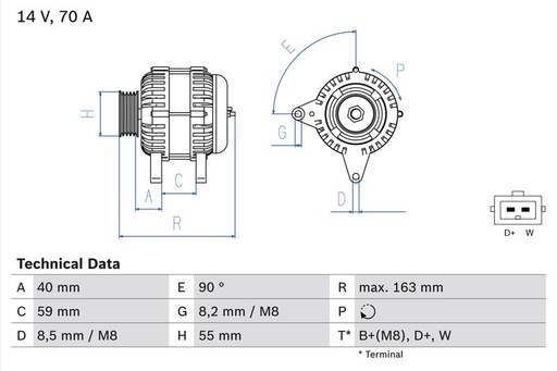 [SUPP-30-0986038390] Alternator