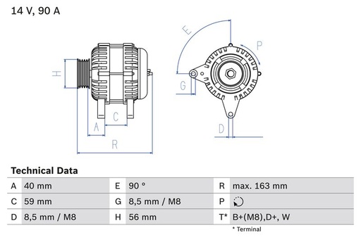 [SUPP-30-0986040940] Alternator