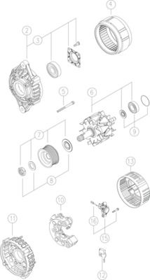 [SUPP-287-MG243] Alternator