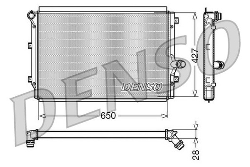 [SUPP-66-DRM32017] Radiator, engine cooling