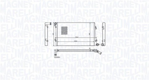 [SUPP-95-350213218100] Radiator, engine cooling