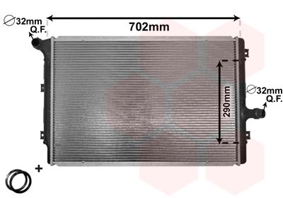 [SUPP-36-58002208] Radiator, engine cooling