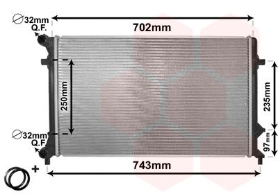 Radiator, engine cooling