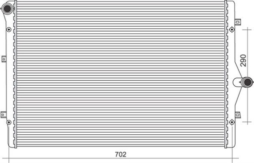 [SUPP-95-350213855000] Radiator, engine cooling
