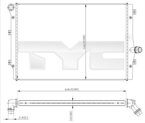 Radiator, engine cooling