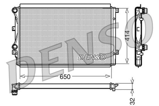 Radiator, engine cooling