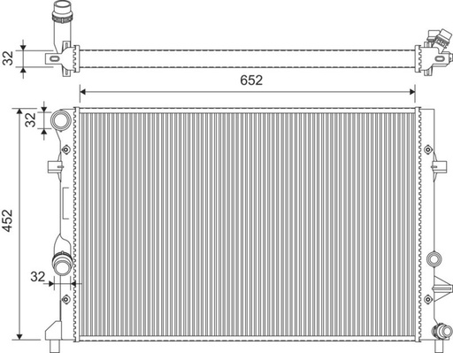 [SUPP-21-735280] Radiator, engine cooling