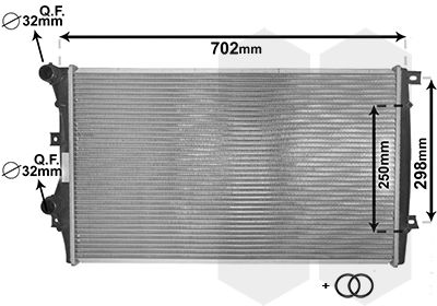 [SUPP-36-58002206] Radiator, engine cooling
