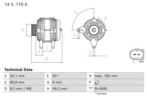 [SUPP-30-0986086330] Alternator