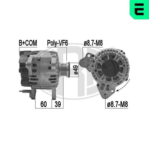 [SUPP-234-209218] Alternator