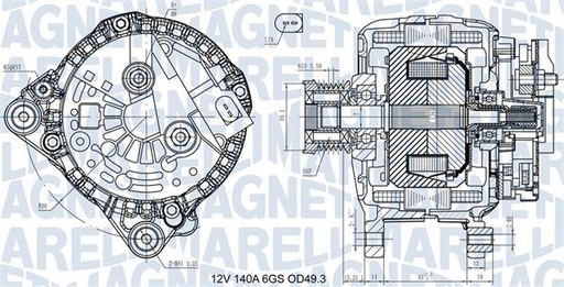 [SUPP-95-063731576710] Alternator