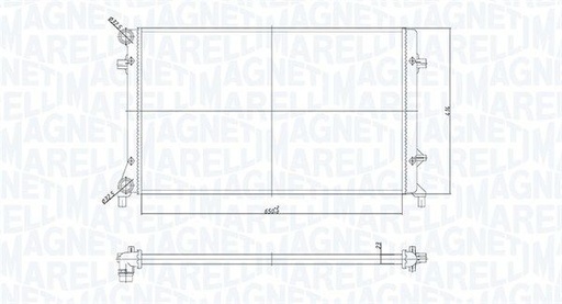 [SUPP-95-350213853000] Radiator, engine cooling