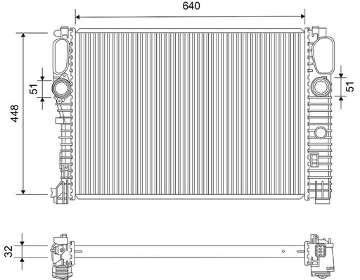 [SUPP-21-735120] Radiator, engine cooling